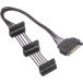  I шея s(AINEX) SATA для источник питания 3 ответвление кабель внизу L type коннектор 23cm S3-1504SALB