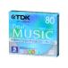 TDK CD-R music for 80 minute color Mix hand .. correspondence 5 sheets pack CD-RDE80CMX5N