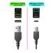 �d���\���d���\�P�b�g PD+USB QC3.0 PD3.0 USB�d�� LED�u���[ �X�C�b�`�z�[�� ���݃L�b�g �g���^�`�^�C�v�i33x23mm�j �A���t�@�[�h / �v���E�X / �A�N�A �֘A�摜2