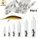 50 шт. комплект погремушка. колебание soft Bait - 3mm/4mm/5mm нержавеющая сталь бисер стекло рукав все размеры, стекло malaka рыбалка аксессуары - пресная вода 