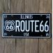  route 66 номерная табличка жестяная пластина .. оборудование орнамент повреждение retro табличка жестяная пластина табличка 