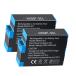 [ время ограничено 5%OFF][2 шт. комплект ] GoPro GoPro HERO 9 Black соответствует сменный аккумулятор 1800mAh высокое качество для замены аккумулятор 