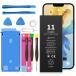 [1 год гарантия ]iPhone 11 аккумулятор замена аккумулятор 3110mAh высокое качество большая вместимость стандарт набор инструментов замена долговечный сменный PSE основа 1 год гарантия 