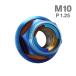  titanium гайка M10 P1.25... прекращение замковая гайка шестигранная гайка жарение titanium цвет JA1653