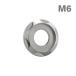  titanium шайба M6 наружный диаметр 14mm рамка-оправа диаметр 11mm Fujitsubo type шайба серебряный цвет JA1665