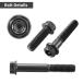 �`�^���{���g M8�~15mm P1.25 �Z�p�{���g �t�����W�t�� �L���b�v�{���g �u���b�N 1�� JA1751 �֘A�摜2