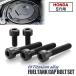  крышка лючка бензобака titanium болт мотоцикл Honda 5 дыра для черный 5 шт. комплект JA1860