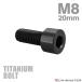 �`�^���{���g M8�~20mm P1.25 �X�g���[�g�L���b�v�{���g �X�����w�b�h �Z�p���t�� �u���b�N 1�� JA2004