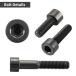 �`�^���{���g M8�~20mm P1.25 �X�g���[�g�L���b�v�{���g �X�����w�b�h �Z�p���t�� �u���b�N 1�� JA2004 �֘A�摜2