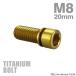�`�^���{���g M8�~20mm P1.25 ���b�V���[�g�� �X�g���[�g�L���b�v�{���g �Z�p���t�� �S�[���h 1�� JA2452