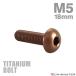 �`�^���{���g M5�~18mm P0.8 �g���X�w�b�h �Z�p���t�� �{�^���{���g �u�����Y 1�� JA3108