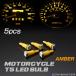  bike LED meter lamp T5 amber 5050SMD meter panel indicator etc. 5 piece set RZ063