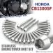 CB1300SF CB1300SB SC40 SC54 крышка двигателя блок цилиндров болт 28 шт. комплект из нержавеющей стали Honda car для серебряный цвет TB6288