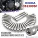 CB1300SF CB1300SB SC40 SC54 крышка двигателя блок цилиндров болт 28 шт. комплект из нержавеющей стали Honda car для серебряный цвет TB6291