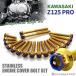 Z125 PRO BR125 крышка двигателя блок цилиндров болт 18 шт. комплект из нержавеющей стали Kawasaki автомобильный Gold × жарение titanium цвет TB8035