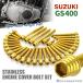 GS400 крышка двигателя блок цилиндров болт 32 шт. комплект из нержавеющей стали Suzuki автомобильный Gold цвет TB9002