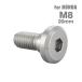 �u���[�L�f�B�X�N ���[�^�[�{���g M8�~20mm P1.25 �z���_�p �t���b�g�w�b�h �X�e�����X �V���o�[�J���[ TD0134