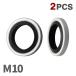 M10 seal washer 2 pieces set gasket banjo bolt gasket TH0705