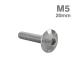  нержавеющая сталь болт M5×20mm P0.8 ракушка head фланец имеется серебряный цвет TR0895