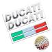  Ducati стикер DUCATI эмблема Logo 3D цельный стикер мотоцикл custom Италия национальный флаг цвет . покупка 