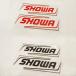SHOWA стикер шоу wa Logo наклейка модель мотоцикл custom мотоцикл матовый черный коврик красный 