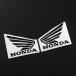 �z���_ �X�e�b�J�[ �E�C���O�}�[�N �G���u���� 3D ���̃X�e�b�J�[ HONDA �o�C�N �J�X�^�� �I�[�g�o�C ���� �֘A�摜3
