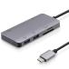  Elecom USB Type-C ступица do King стойка 6-in-1 DST-C12SV/EC 100W PD соответствует USB3.1 Ty
