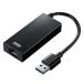  Sanwa Supply USB-LAN адаптер (USB3.0 ступица 1 порт есть ) черный LAN-ADUR3GHBK