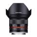 SAMYANG ñ�������ѥ�� 12mm F2.0 �֥�å� �ե��ե���� X�� APS-C��