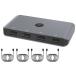 Buerjia USB 2.0 Kvm переключатель сплиттер PC клавиатура mau Sprinter 4 in 4 наружный ступица конвертер 