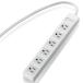  Elecom разветвитель 3 булавка 6 выход swing штекер 5m серый T-T01-3650WH/RS