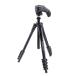 Manfrotto штатив COMPACT Action фото * Movie комплект aluminium 5 уровень черный MKCOMPACTACN-BK