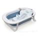 [ не использовался товар ]Hugmuu - gm- детская ванночка подушка комплект голубой складной . вентиль имеется младенец для ванна .. ванна многоцелевой 