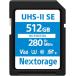 Nextorage Япония производитель UHS-II V60 SDXC SD карта 512GB 4K видеозапись F2SE