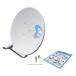 [ outlet ( б/у товар )]DX антенна 45 форма BS*110 раз CS антенна белый BC453