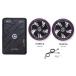 �y2026�N���f���z���M�W���p�� 30V�o�b�e���[PRO GB430-B(�u���b�N)+30V�t�@���Z�b�g GFX-PU(�p�[�v��) �Z�b�g