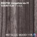 Ǵ޲ѥե ᥿åå 122cm ꥢƥå 󥲥 METALLIC WOOD REATEC SANGETSU åƥ󥰥 Ǵ奷 ɻ 