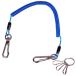 Good-L пружина цепочка для ключей 320( усиленный тросик ввод ) [ голубой ]