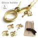 перчатка держатель перчатки держатель сумка очарование сумка брелок для ключа (200-84) простой роза цветок 4 . лист ключ KEY 10 знак . Gold удобный женский аксессуары 