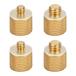 4PCS штатив винт адаптор,3/8 женский -1/4 мужской,1/4 женский -3/8 мужской камера штатив микрофонная стойка для 