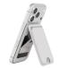MAGCA �}�O�l�b�g���J�[�h�^ iPhone �J�[�h�z���_�[ 2�����[ �c�X�^���h�@�\�t�� Magsafe �Ή� �O���[ Z1471