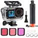 FitStill 60M/196FT дайвинг комплект DJI Osmo Action 5 pro/4/3 для водонепроницаемый housing + отходит сила рука 