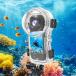 Insta360 X4 Air для 50m/164ft соответствует прозрачный дайвинг кейс,YicDofu подводный защита housing 