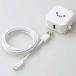 쥳 ELECOM MPA-ACC23WF(WF) ACŴ(2.4A/C֥ηAݡȡ1/1.5m) USBŴ