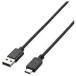 쥳(ELECOM) U2C-AC10BK(֥å) USB2.0֥ A-TypeC 1m