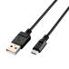 ���쥳��(ELECOM) U2C-JAMB09BK A-microB������ ����USB2.0�����֥� 0.9m
