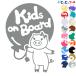 Kids on board свинья способ судно лента животное стикер or магнит также можно выбрать машина ребенок .... - Kids in The 