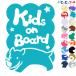 Kids on board носорог мужчина длина звезда животное стикер or магнит также можно выбрать машина ребенок .... - Kids in The 