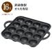  takoyaki plate 16 hole iron made gas fire exclusive use direct fire long-lasting home use Pro authentic style takoyaki octopus roasting beautiful taste ..[*60]/ iron castings made takoyaki plate 16 hole 