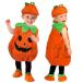  free shipping child costume play clothes pumpkin cartoon-character costume hat attaching whole body costume fancy dress baby baby Halloween costume Kids man / girl 